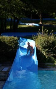 Badezentrum 106m Wasserrutsche